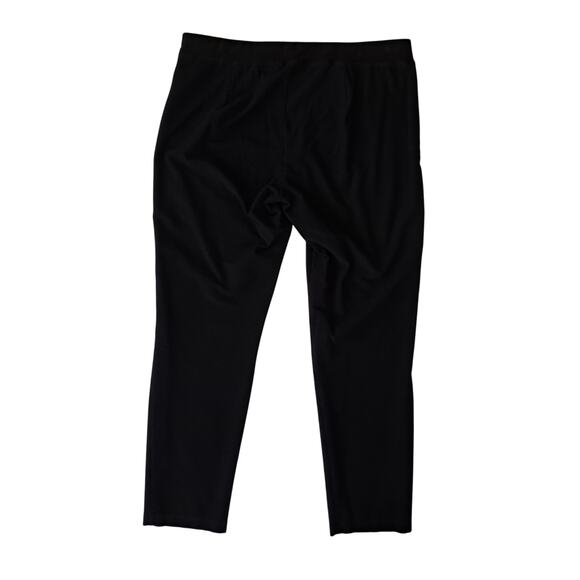 EILEEN FISHER Black System Washable Stretch Crepe Slim Ankle Pant Size Small - Picture 3 of 9
